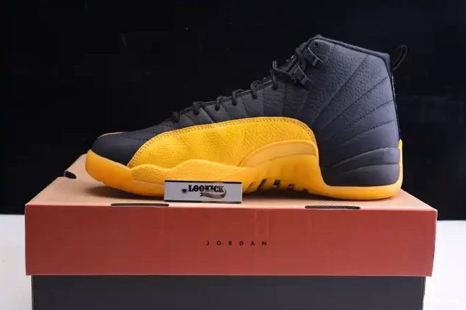 Reps TBK Retro Black 12 Jordan 130690-070 Air University Gold 0506